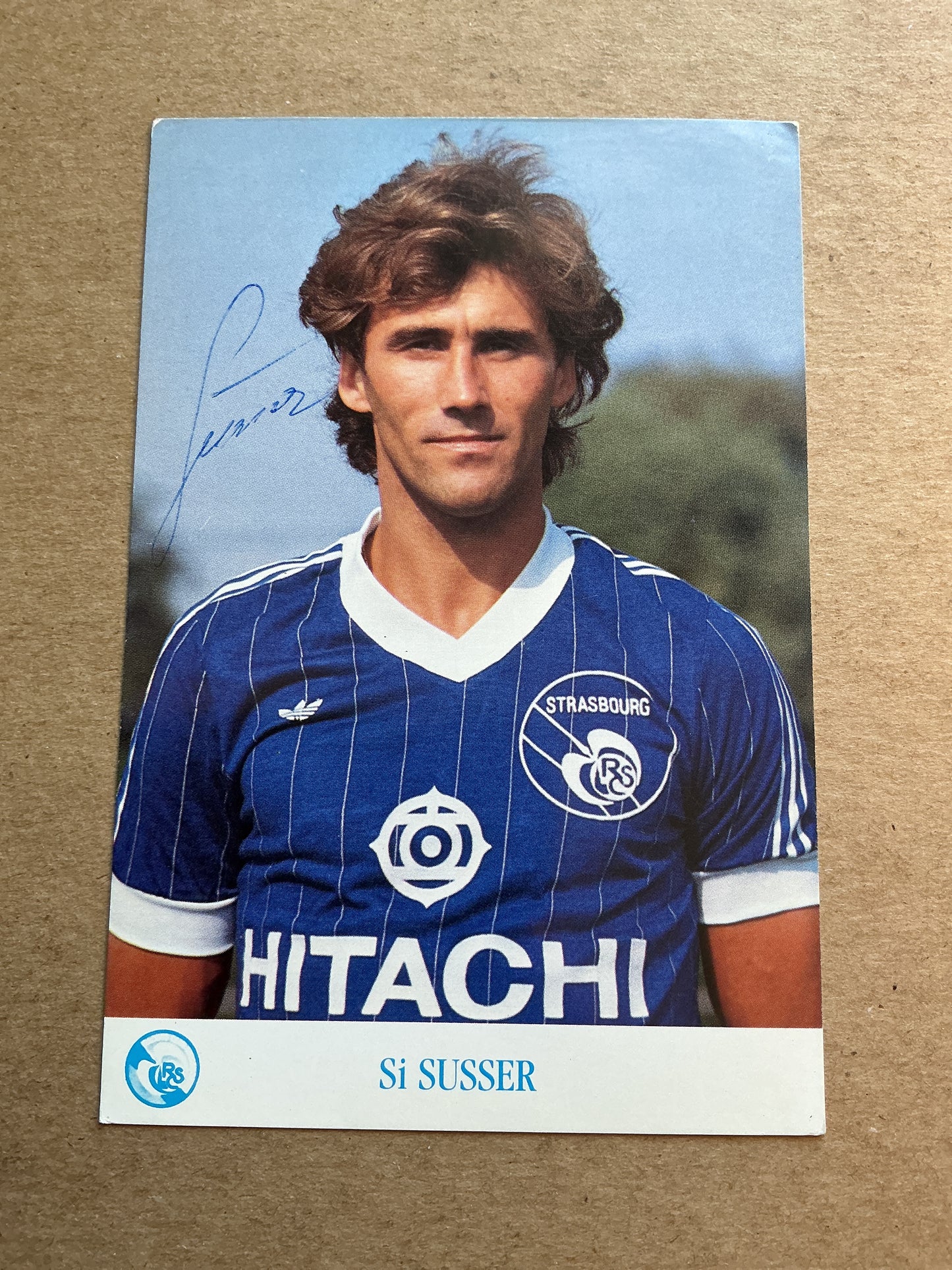 Siegfried Susser, Germany 🇩🇪 RC Strasbourg 1983/84  hand signed