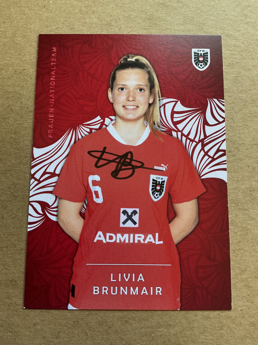Livia Brunnmair, Austria 🇦🇹 2024 1.FC Nürnberg hand signed