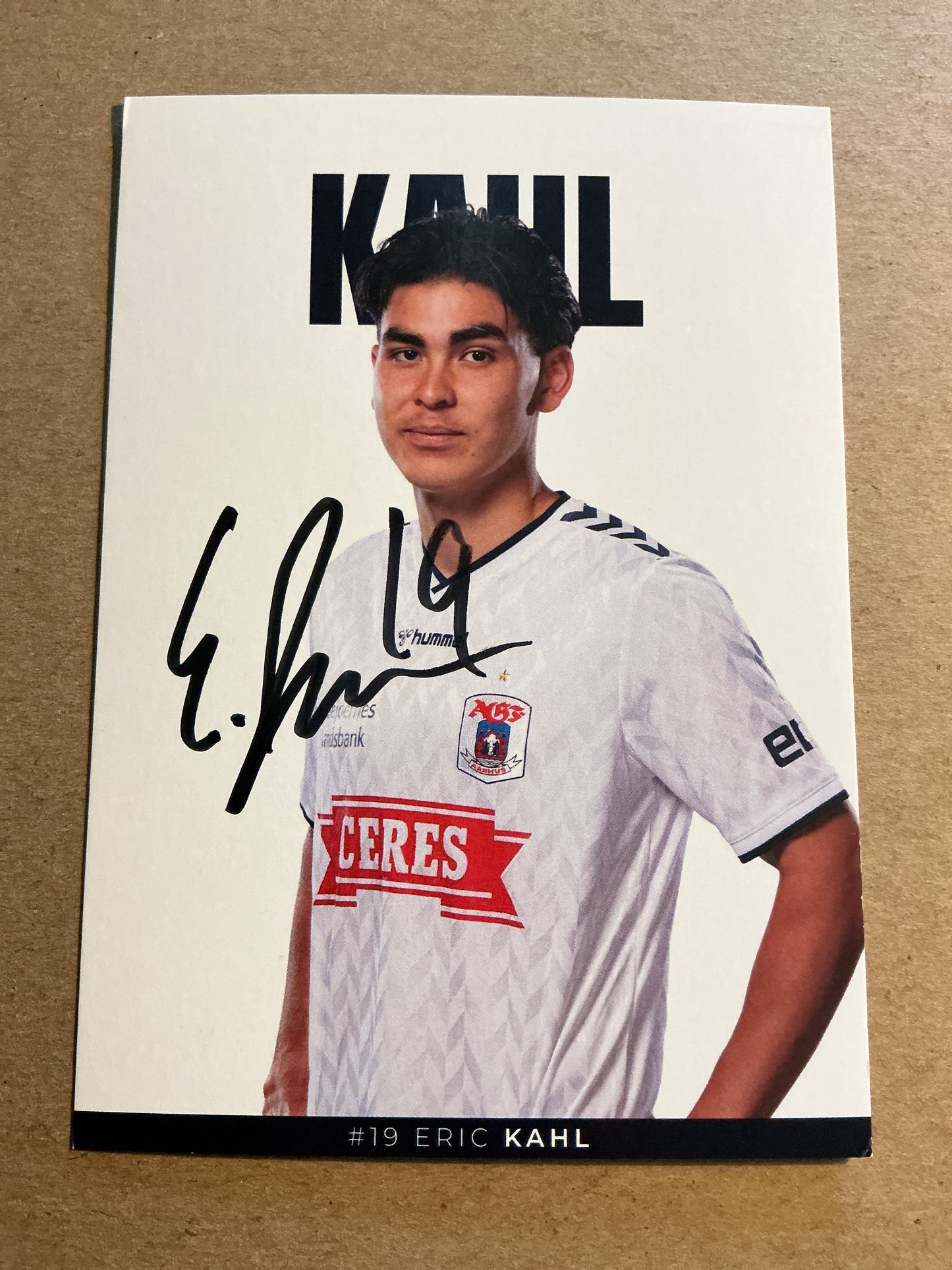 Eric Kahl, Thailand 🇹🇭 Aarhus GF 2023/24 hand signed