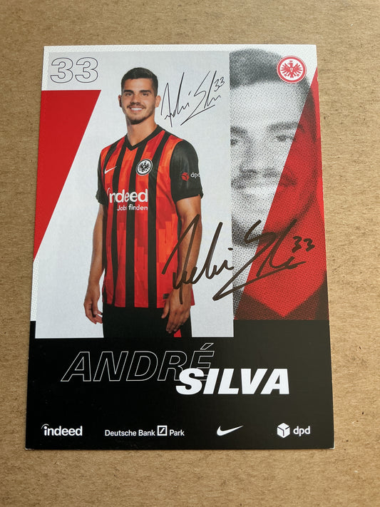 André Silva, Portugal 🇵🇹 Eintracht Frankfurt 2020/21 hand signed