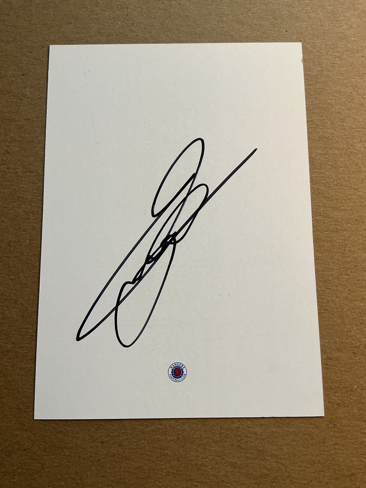 Giovanni van Bronckhorst, Netherlands 🇳🇱 Rangers FC 2021/22 hand signed