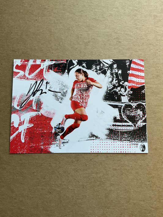 Selina Vobian, Germany 🇩🇪 SC Freiburg 2023/24 hand signed
