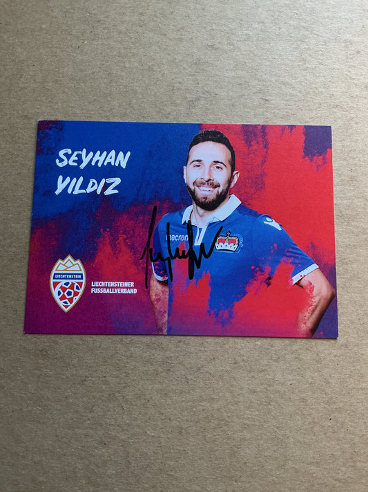 Seyhan Yildiz, Liechtenstein 🇱🇮 2025 hand signed