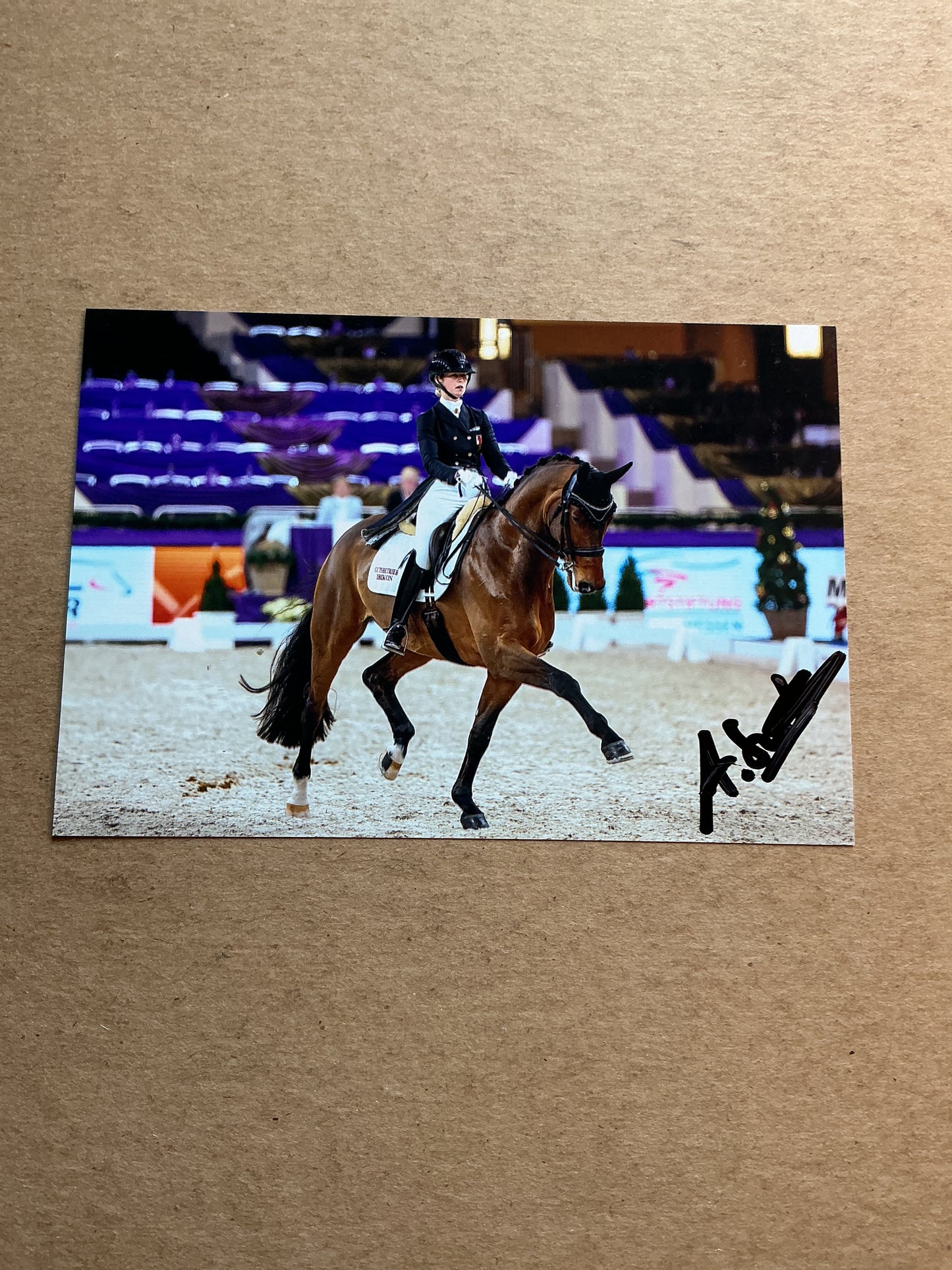 Andrina Suter, Switzerland 🇨🇭Equestrian Summer Olympics 2024 hand signed