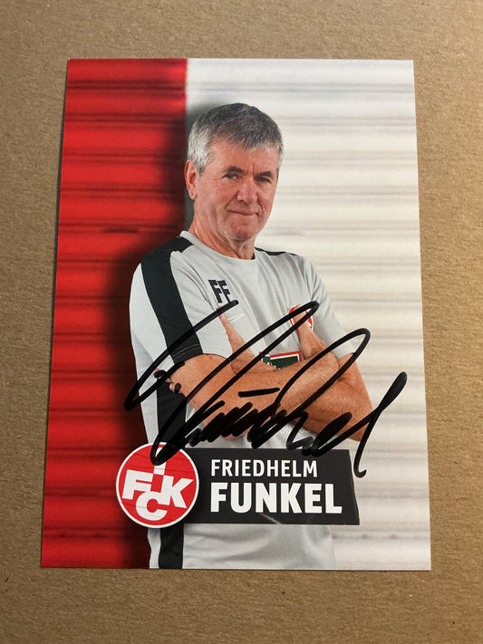 Friedhelm Funkel, Germany 🇩🇪 1.FC Kaiserslautern 2023/24 hand signed