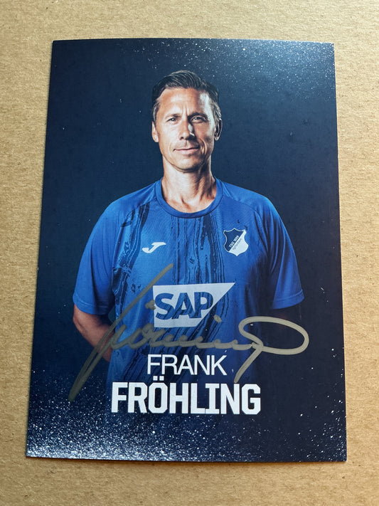 Frank Fröhling, Germany 🇩🇪 TSG 1899 Hoffenheim 2024/25 hand signed