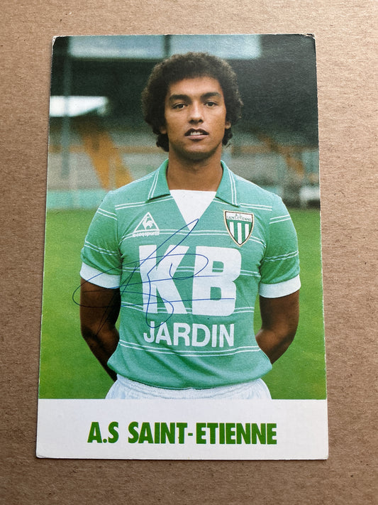 Alain Moizan, France 🇫🇷 AS Saint-Etienne 1982/83 hand signed