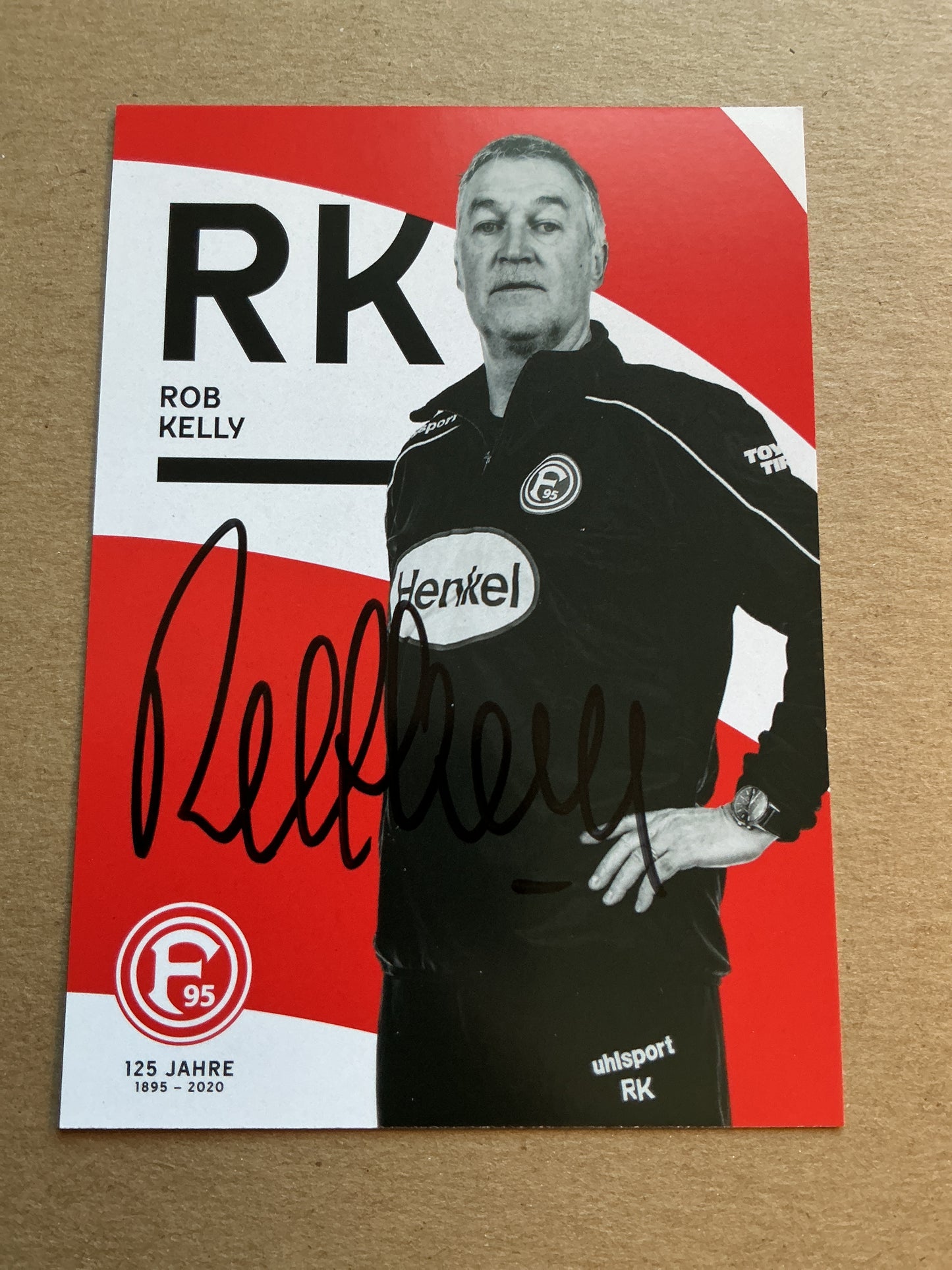 Rob Kelly, England 🏴󠁧󠁢󠁥󠁮󠁧󠁿 Fortuna Düsseldorf 2019/20 hand signed