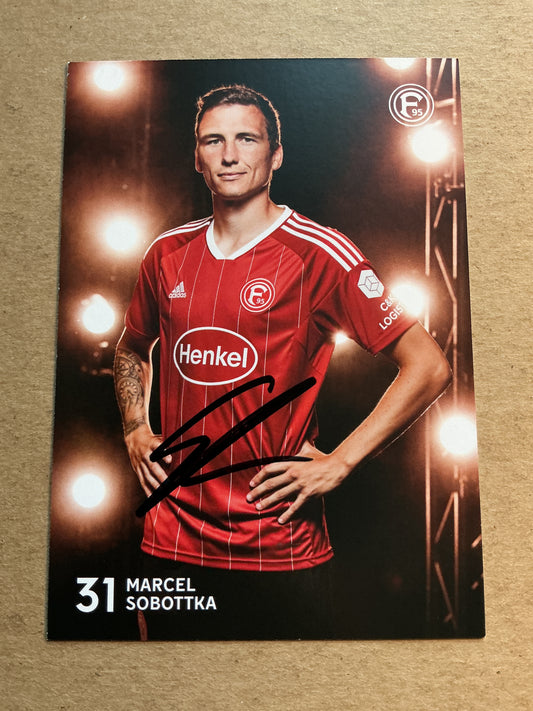 Marcel Sobottka, Germany 🇩🇪 Fortuna Düsseldorf 2022/23 hand signed