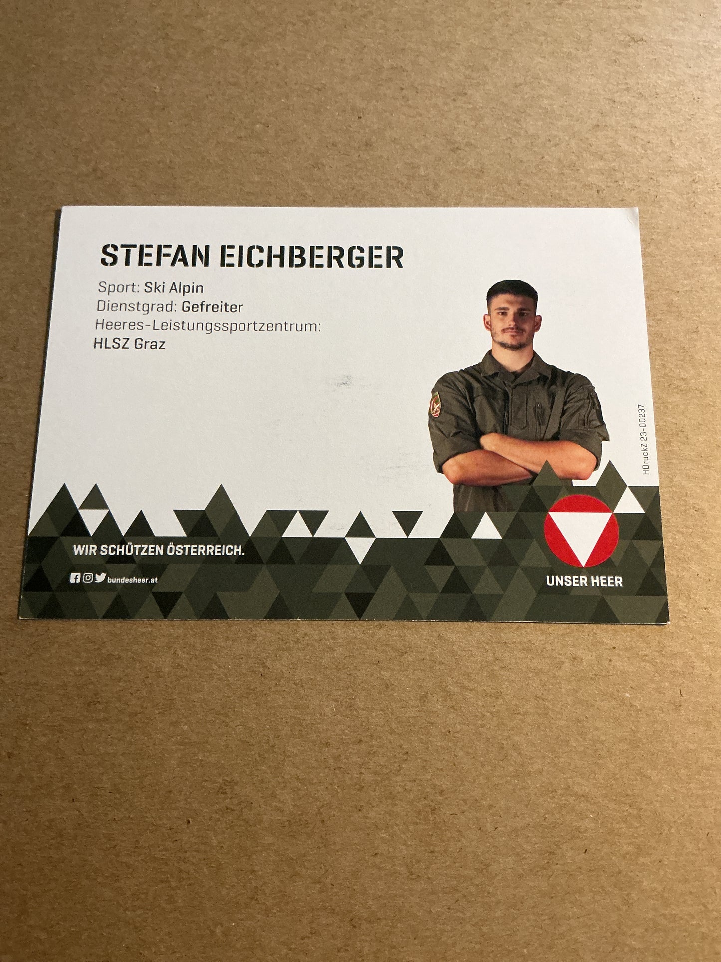 Stefan Eichberger, Austria 🇦🇹 Alpine Winter Sports 2024/25 hand signed