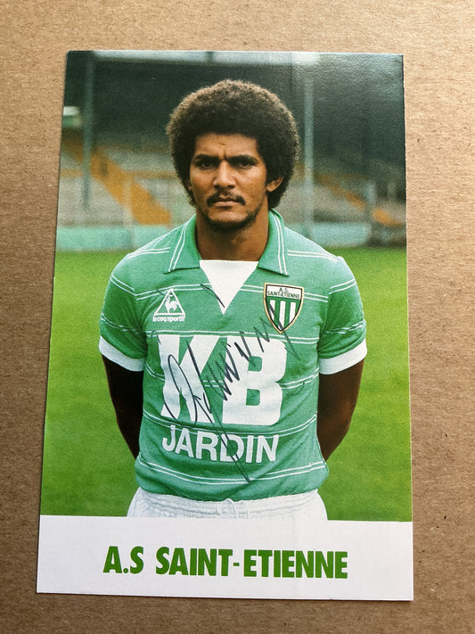 Gerard Janvion, France 🇫🇷 AS Saint-Etienne 1982/83 hand signed