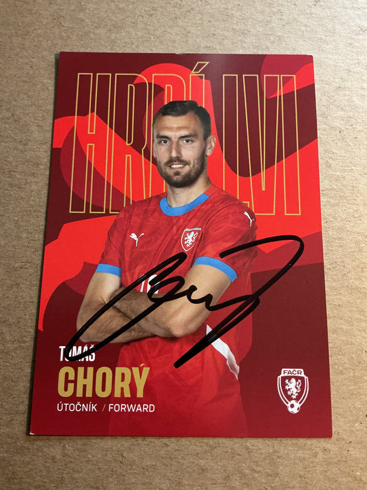 Tomas Chory, Czech Republic 🇨🇿 2023 hand signed
