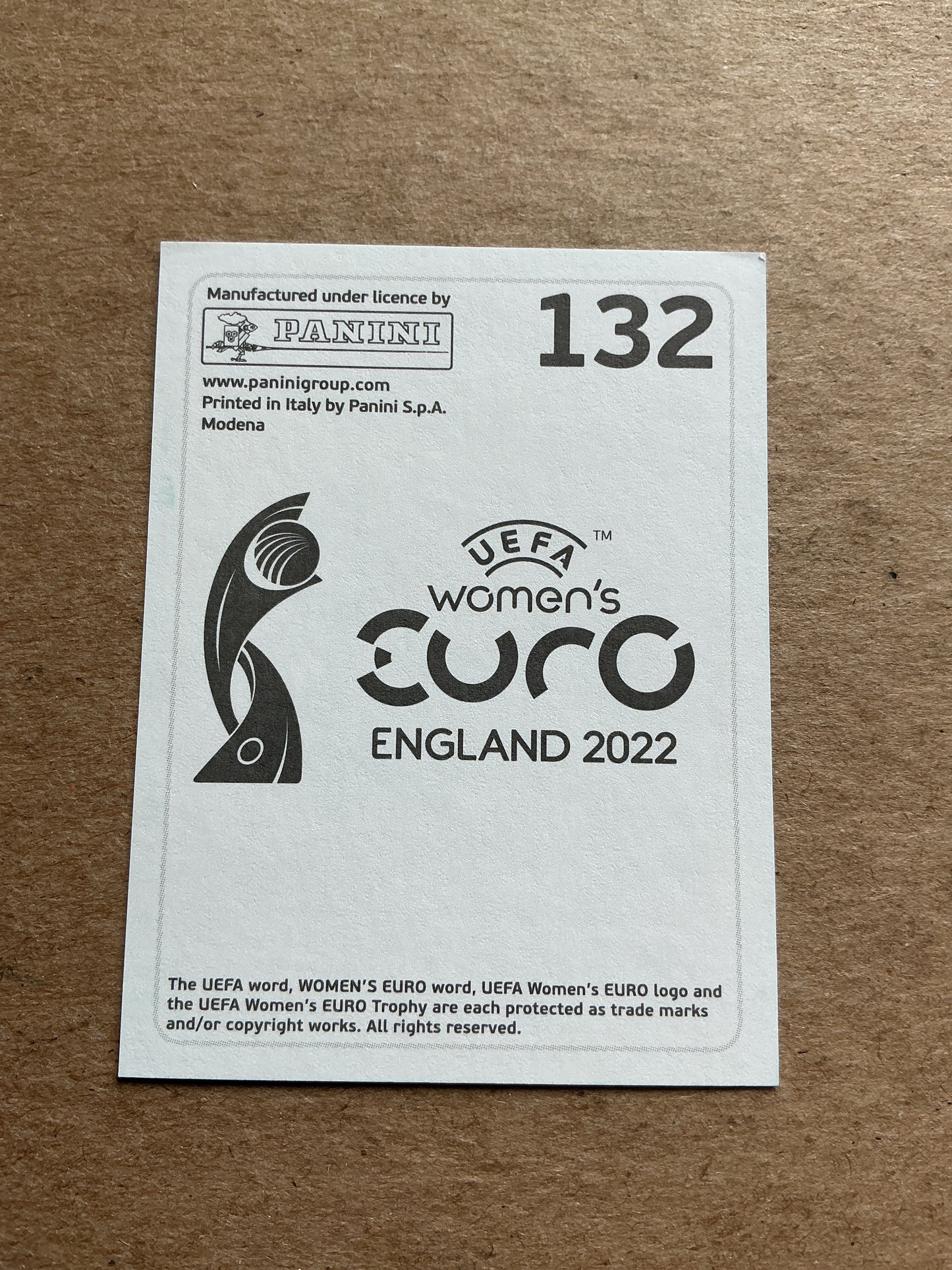 Klara Bühl, Germany 🇩🇪 UEFA Women’s Euro Cup 2022 Panini hand signed