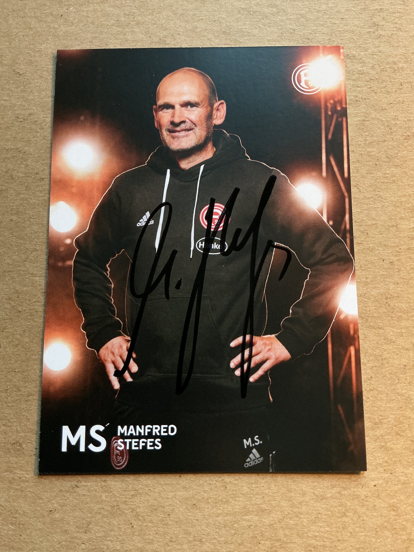 Manfred Stefes, Germany 🇩🇪 Fortuna Düsseldorf 2022/23 hand signed