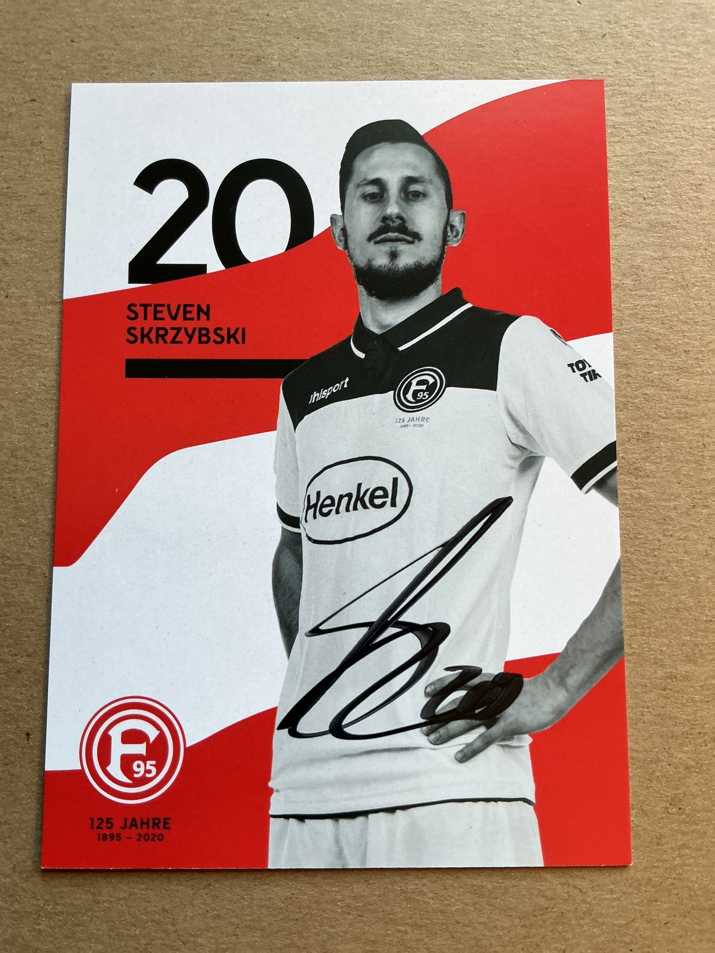 Steven Skrzybski, Germany 🇩🇪 Fortuna Düsseldorf 2019/20 hand signed