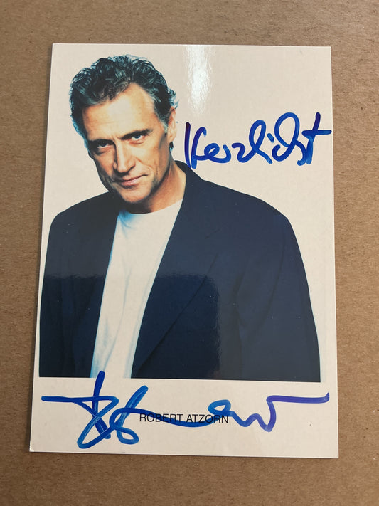 Robert Atzorn, Germany 🇩🇪 Actor hand signed