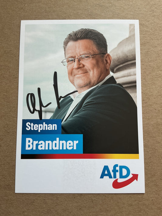 Stephan Brandner, Germany 🇩🇪 Member of Parlament Politics 2025 hand signed
