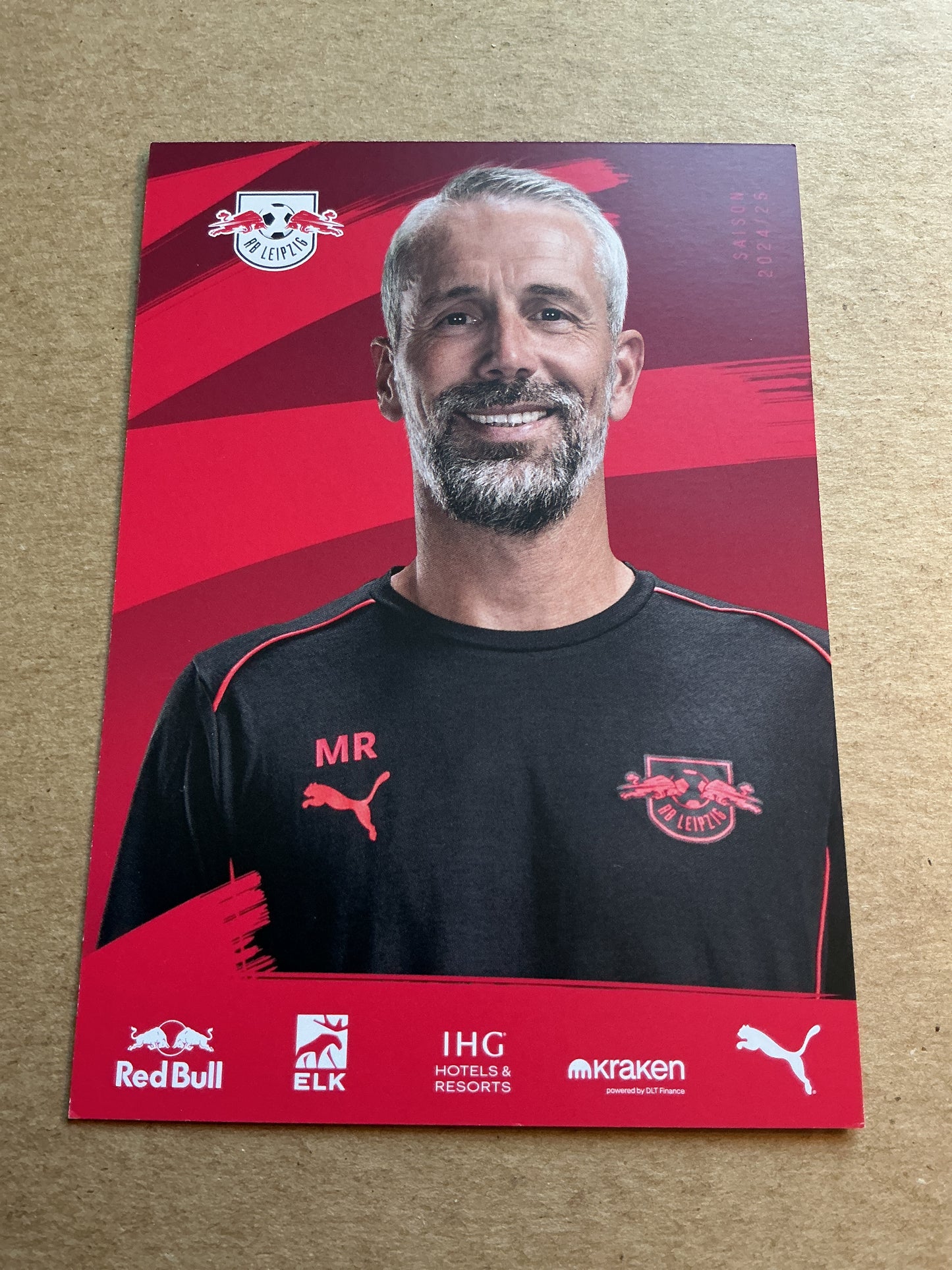 Marco Rose, Germany 🇩🇪 RB Leipzig 2024/25 hand signed