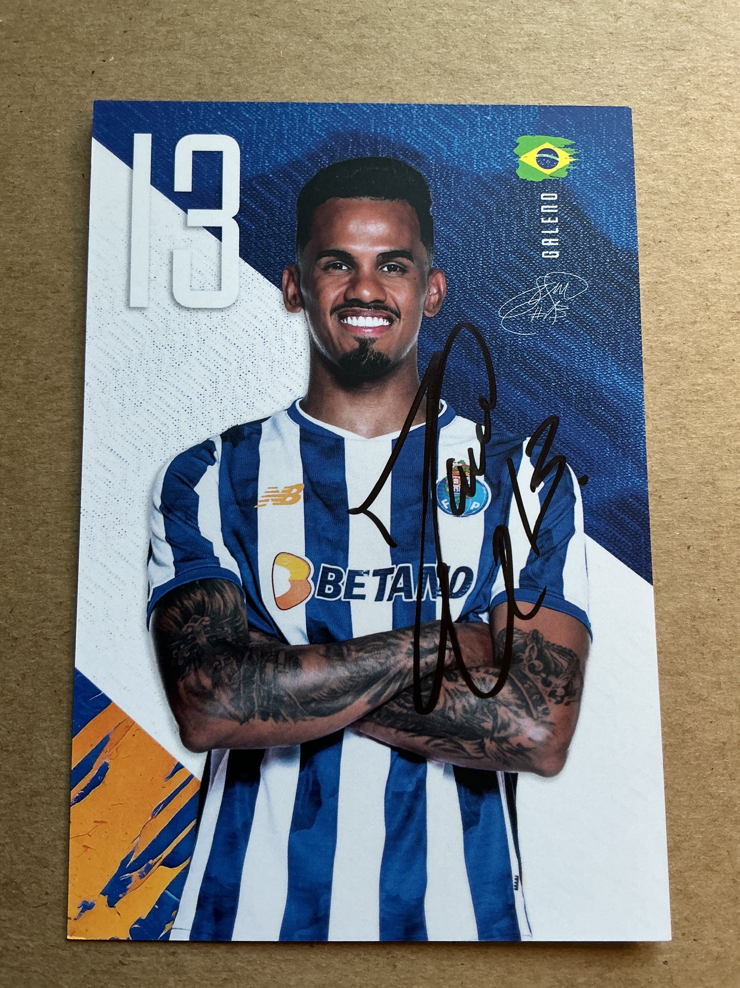 Galeno, Brazil 🇧🇷 FC Porto 2024/25 hand signed