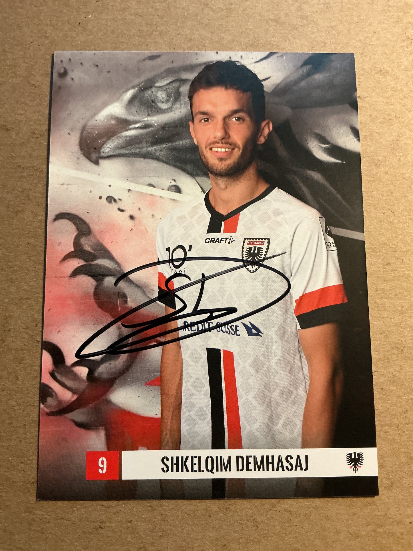 Shkelqim Demhasaj, Kosovo 🇽🇰 FC Aarau 2023/24 hand signed
