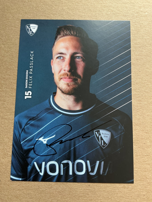 Felix Passlack, Germany 🇩🇪 VfL Bochum 2023/24 hand signed