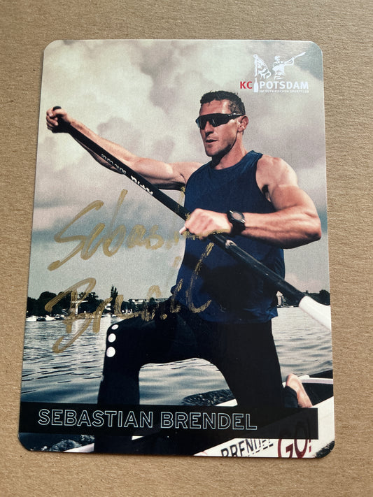 Sebastian Brendel, Germany 🇩🇪 Canoeing Summer Olympics 2024 hand signed