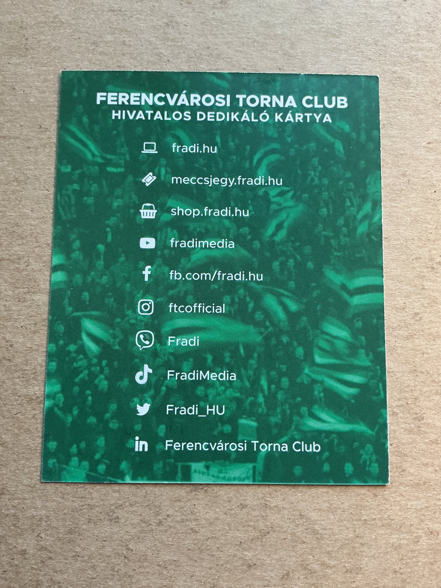 Paulino Granero, Spain 🇪🇸 Ferencváros 2022/23 hand signed