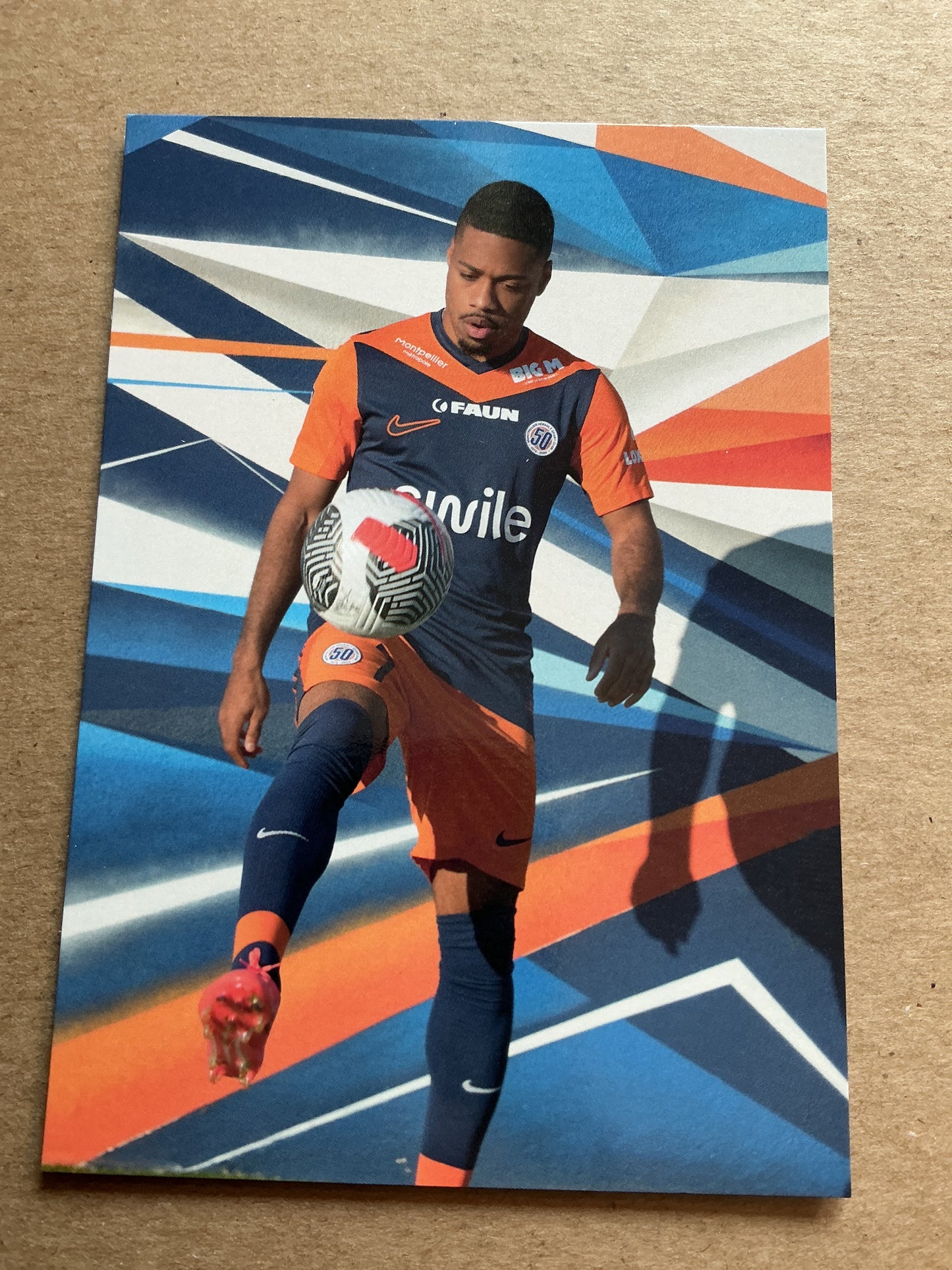 Arnaud Nordin, France 🇫🇷 Montpellier HSC 2024/25 hand signed