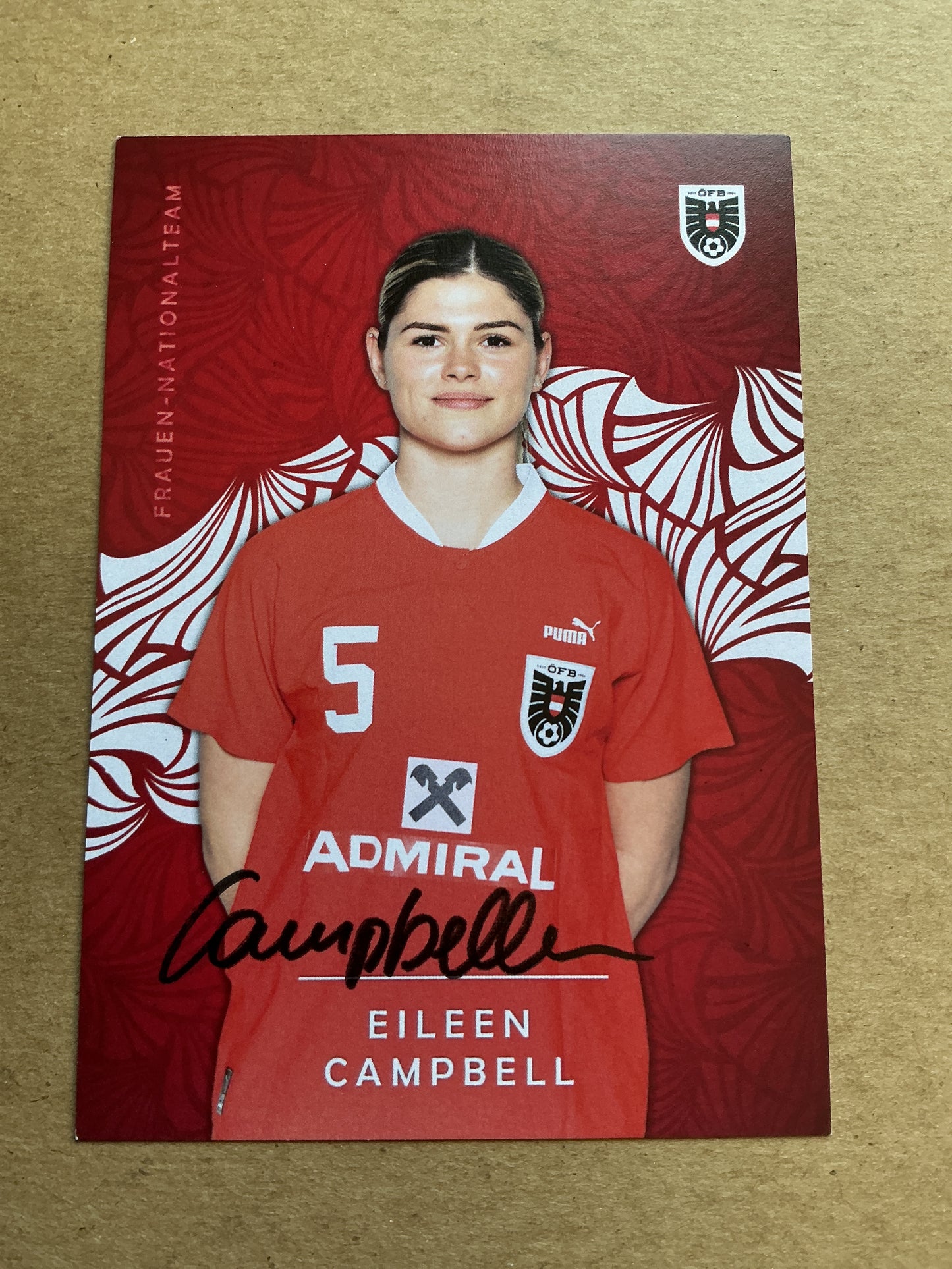 Eileen Campbell, Austria 🇦🇹 2024 SCR Altach hand signed