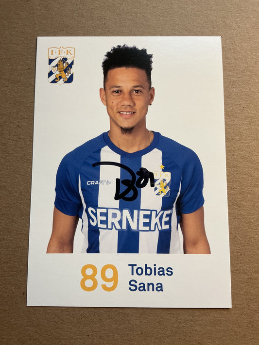 Tobias Sana, Sweden 🇸🇪 IFK Göteborg 2020/21 hand signed