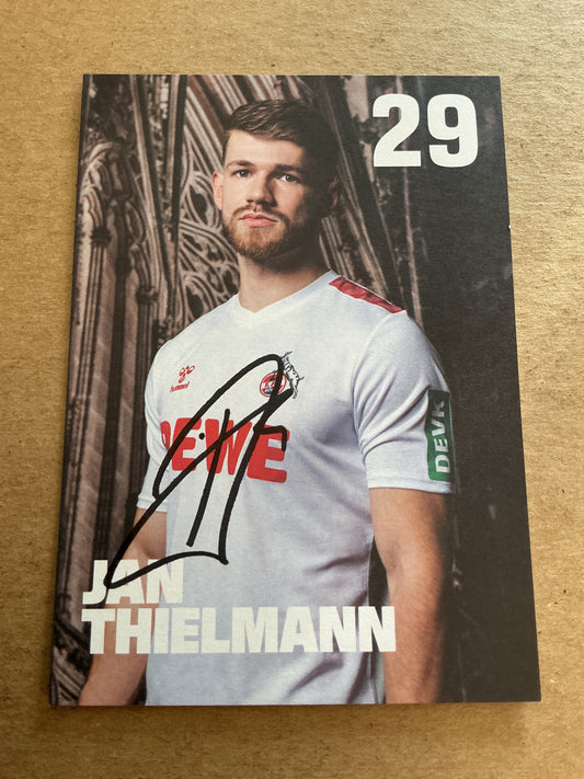 Jan Thielmann, Germany 🇩🇪 1.FC Köln 2023/24 hand signed