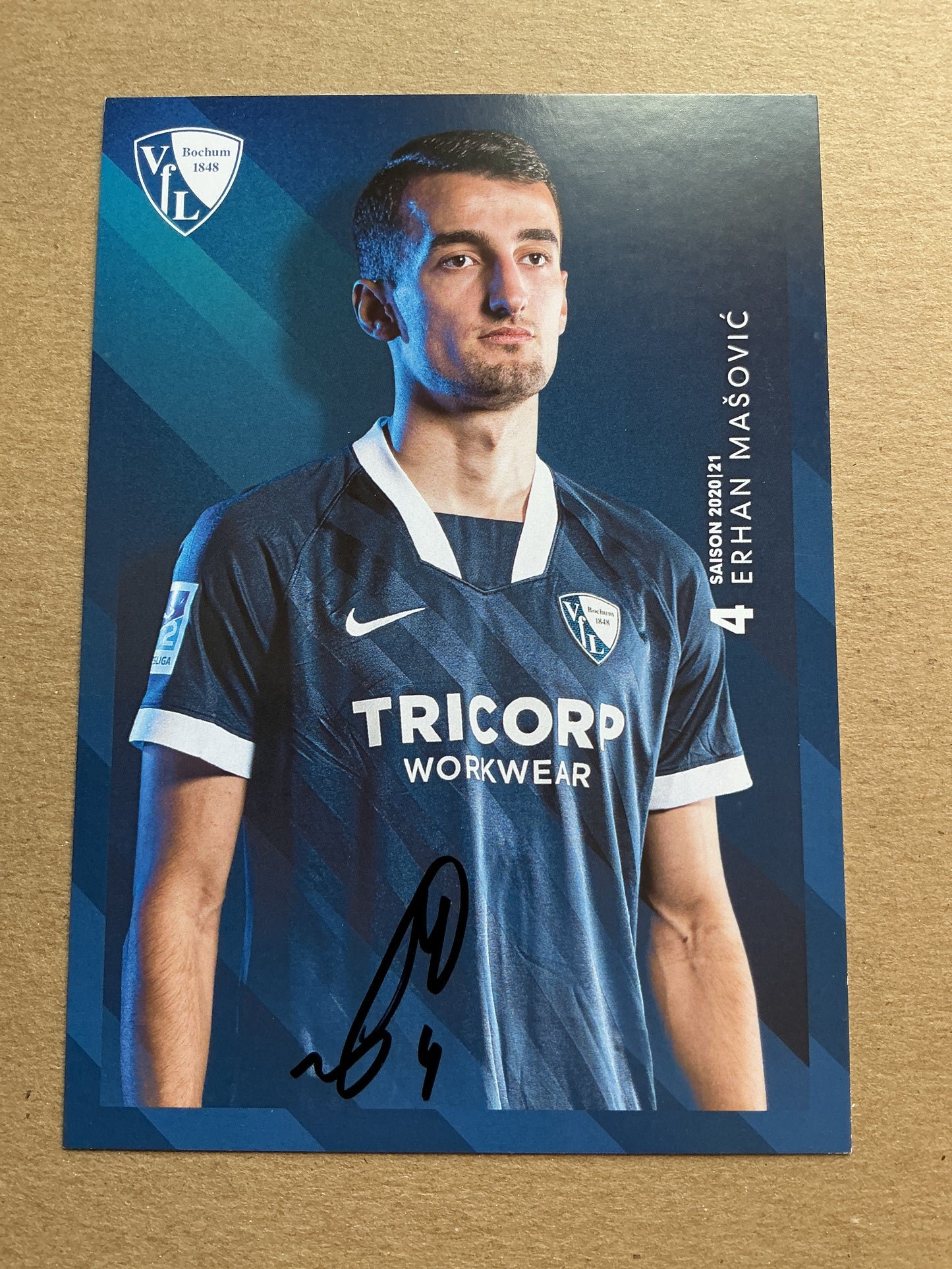 Erhan Mašović, Serbia 🇷🇸 VfL Bochum 2020/21 hand signed