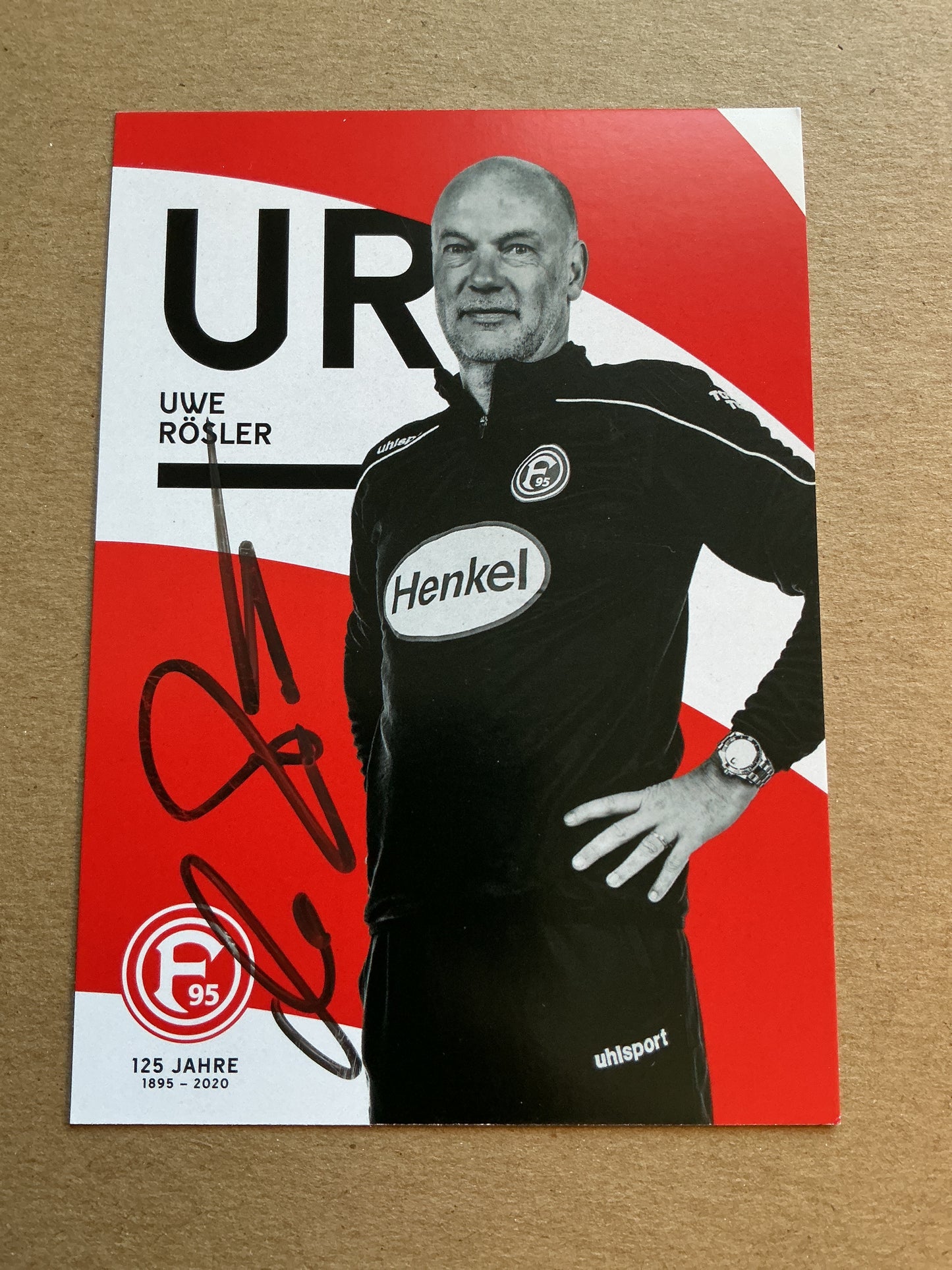 Uwe Rösler, Germany 🇩🇪 Fortuna Düsseldorf 2019/20 hand signed