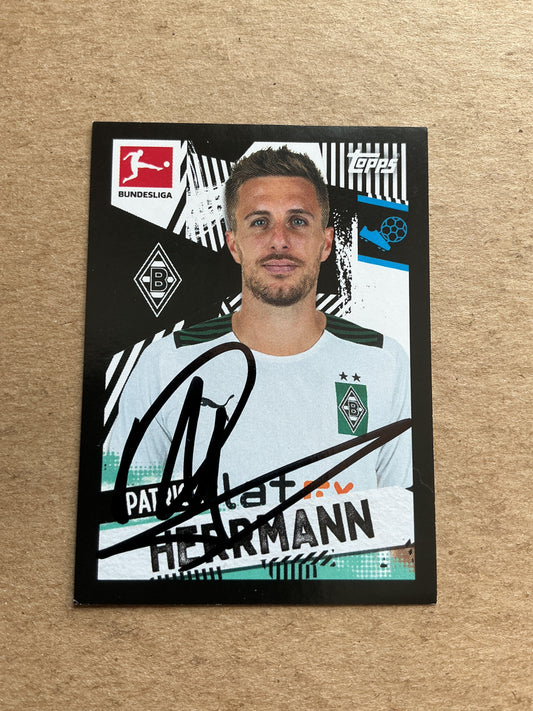 Patrick Herrmann, Germany 🇩🇪 Mönchengladbach 2021/22 Topps hand signed