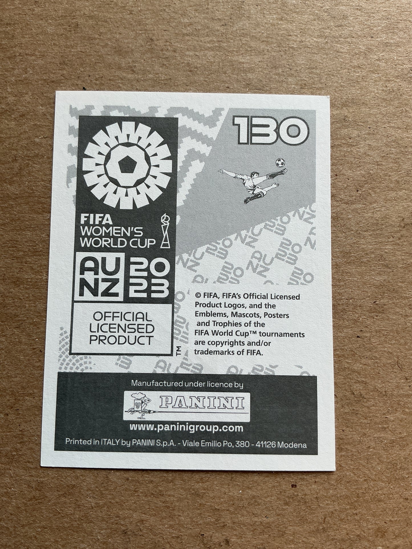 Vanessa Giles, Canada 🇨🇦 FIFA Women’s World Cup 2023 Panini hand signed
