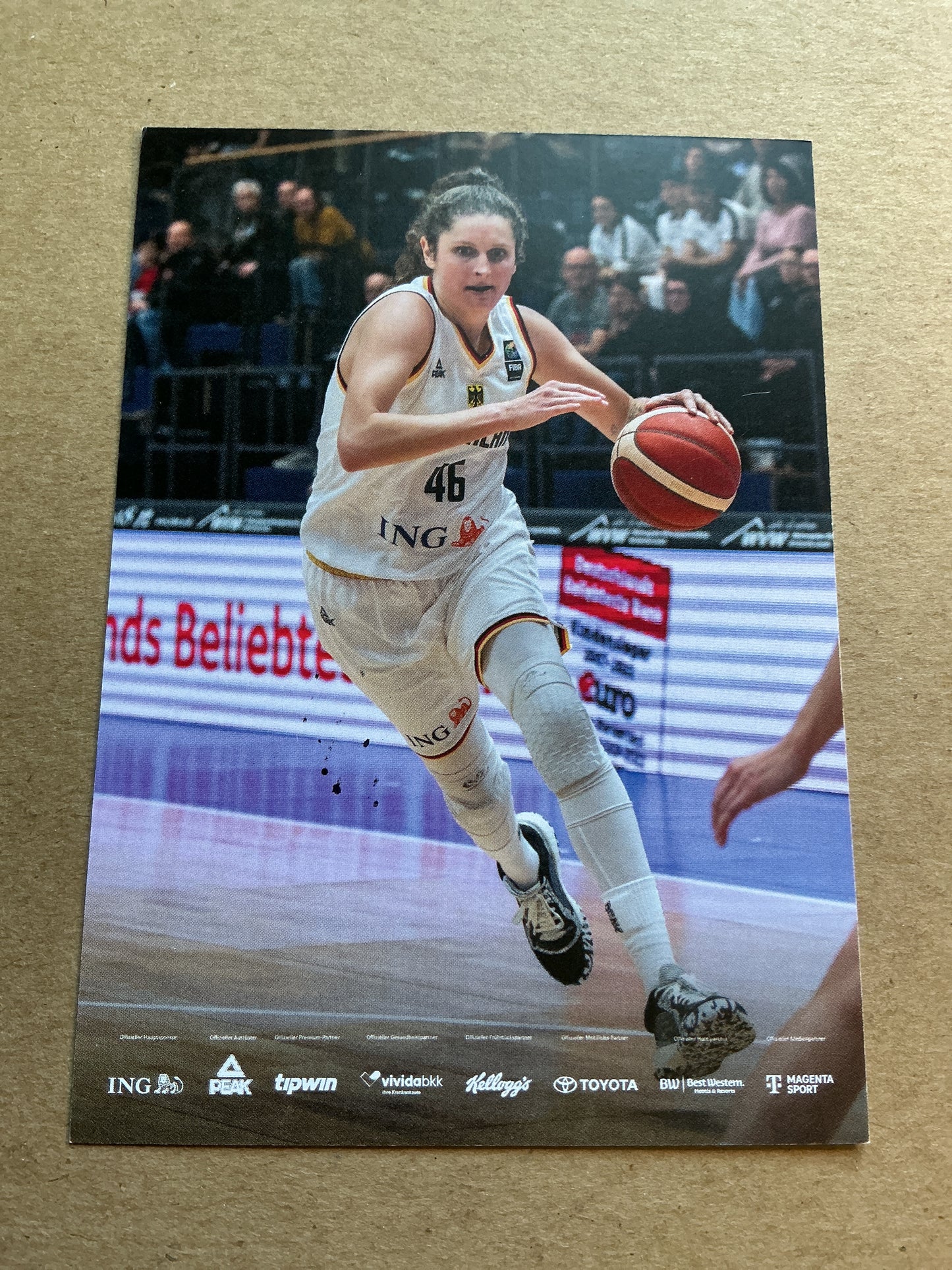 Romy Bär, Germany 🇩🇪 Basketball Olympics 2024 hand signed