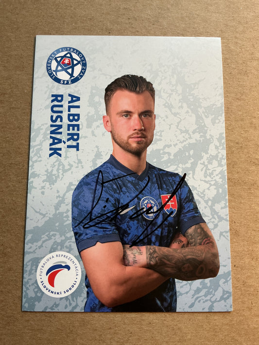 Albert Rusnak, Slovakia 🇸🇰 UEFA Euro Cup 2020 hand signed
