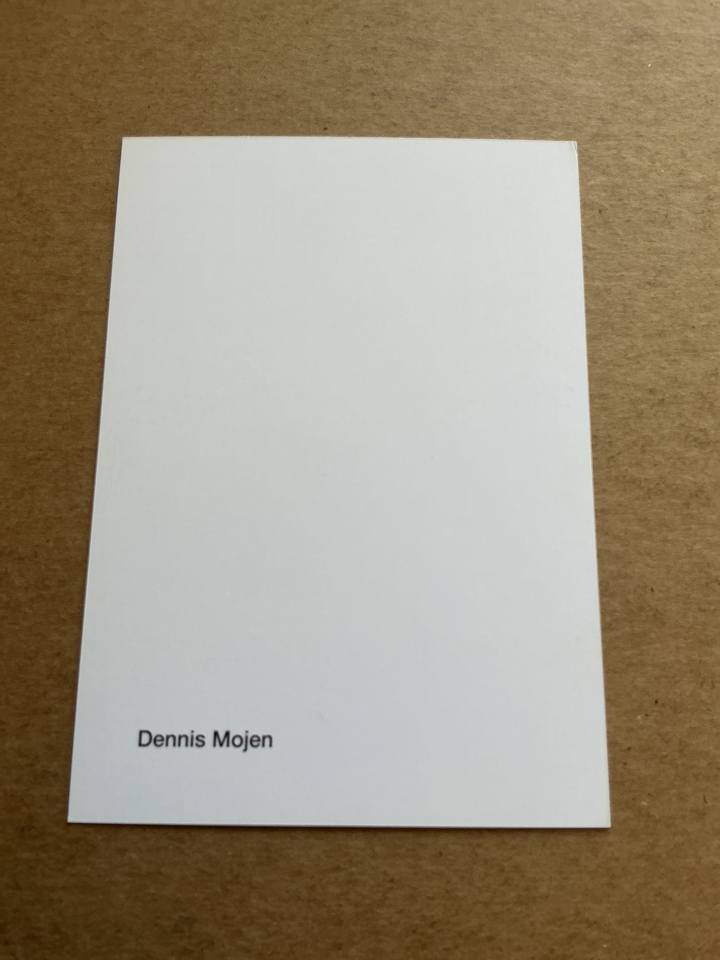Dennis Mojen, Germany 🇩🇪 Actor 2025 hand signed