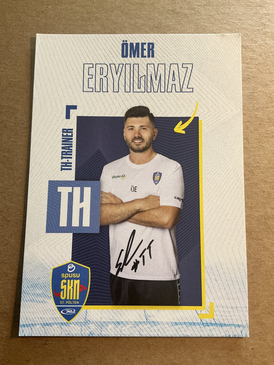 Ömer Eryilmaz, Austria 🇦🇹 SKN St. Pölten 2024/25 hand signed