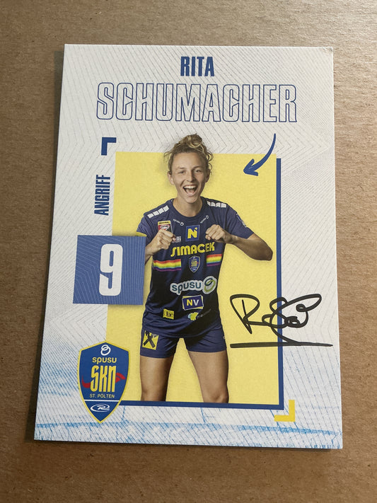 Rita Schumacher, Germany 🇩🇪 SKN St. Pölten 2024/25 hand signed