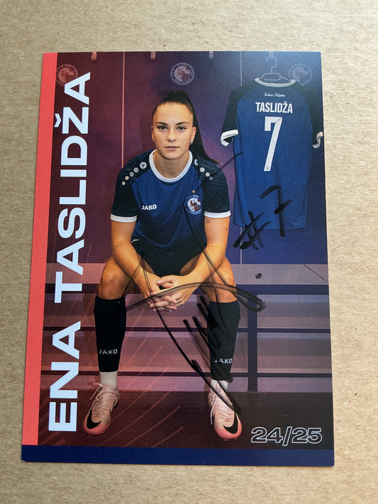 Ena Taslidza, Bosnia 🇧🇦 1.FFC Turbine Potsdam 2024/25 hand signed
