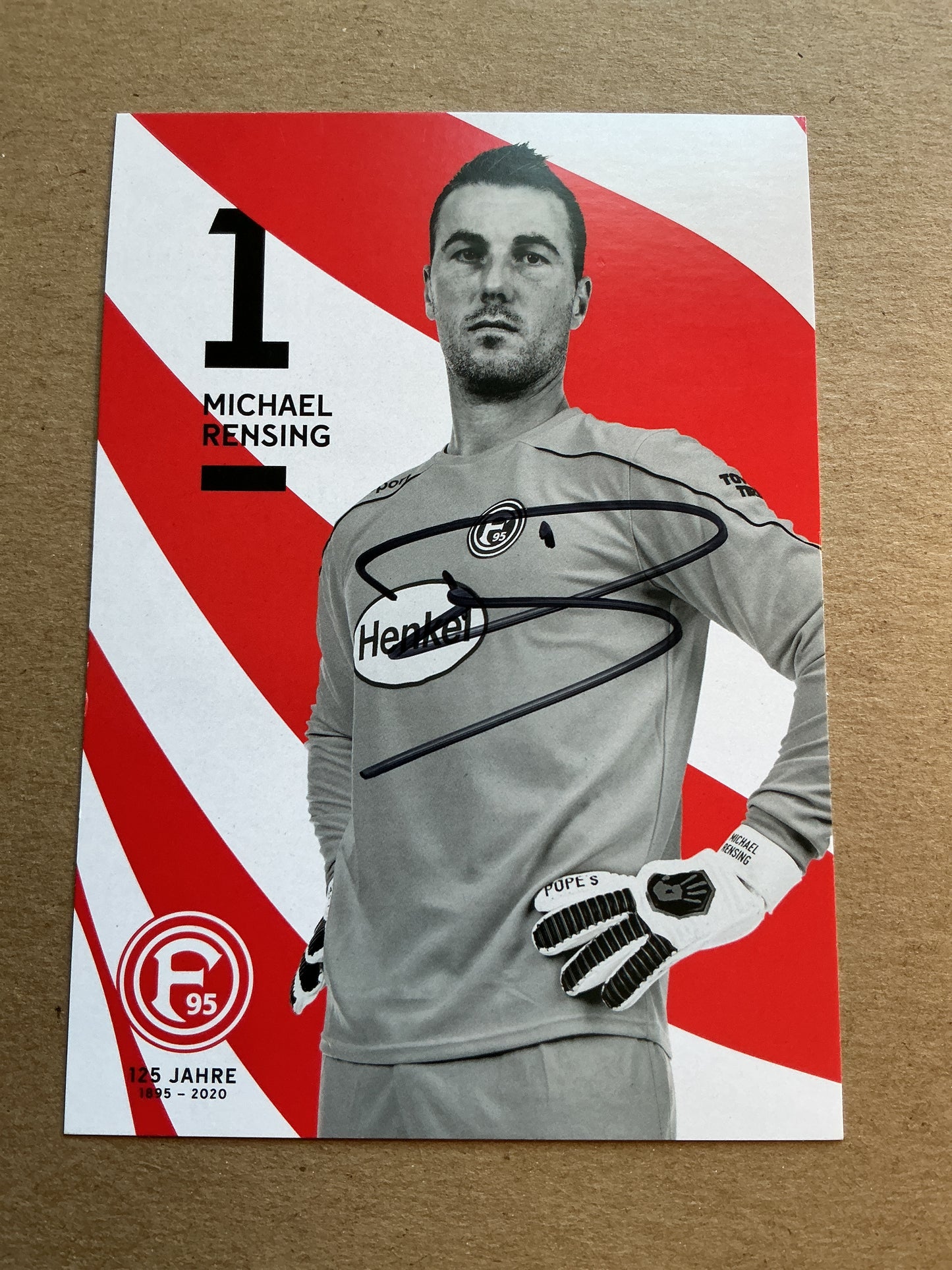 Michael Rensing, Germany 🇩🇪 Fortuna Düsseldorf 2019/20 hand signed