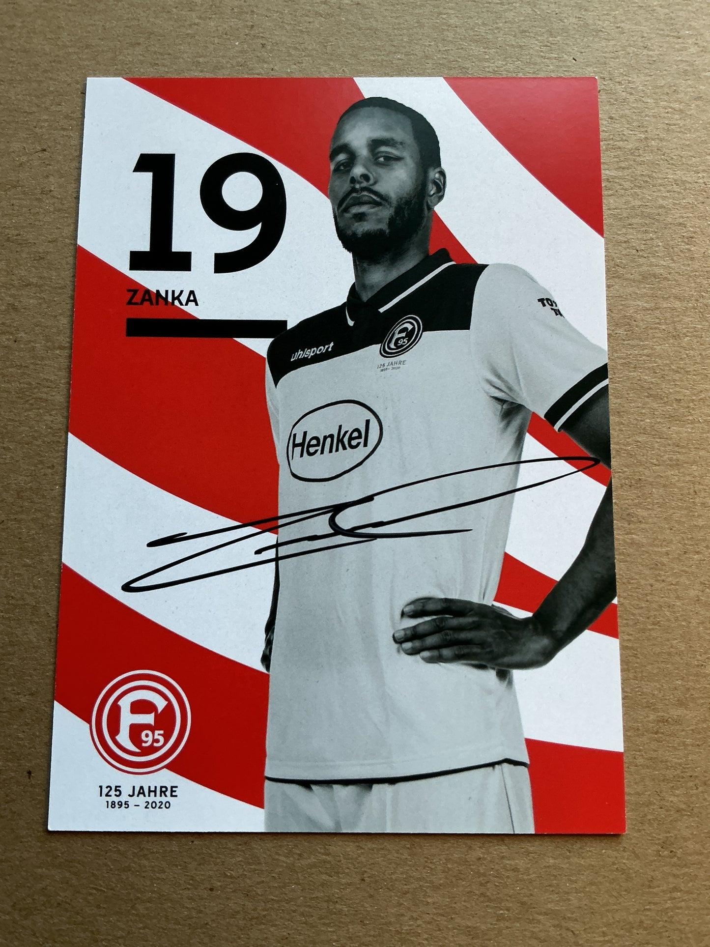Zanka, Denmark 🇩🇰 Fortuna Düsseldorf 2019/20 hand signed