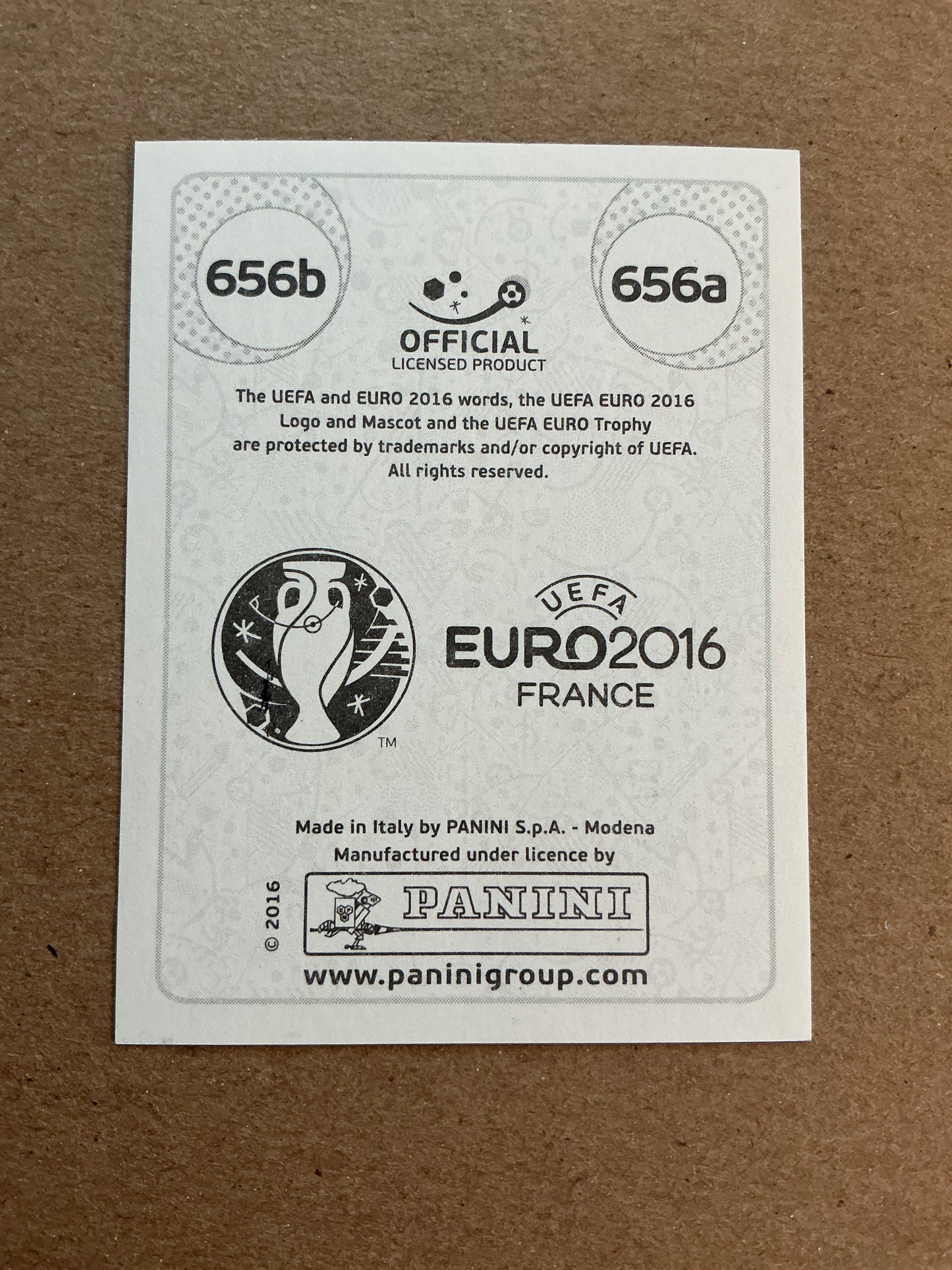 Gábor Király, Hungary 🇭🇺 UEFA Euro 2016 Panini hand signed