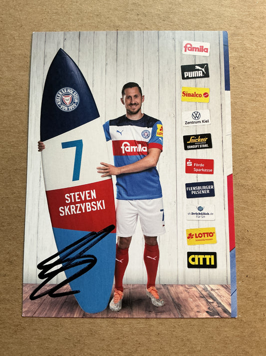 Steven Skrzybski, Germany 🇩🇪 Holstein Kiel 2022/23 hand signed