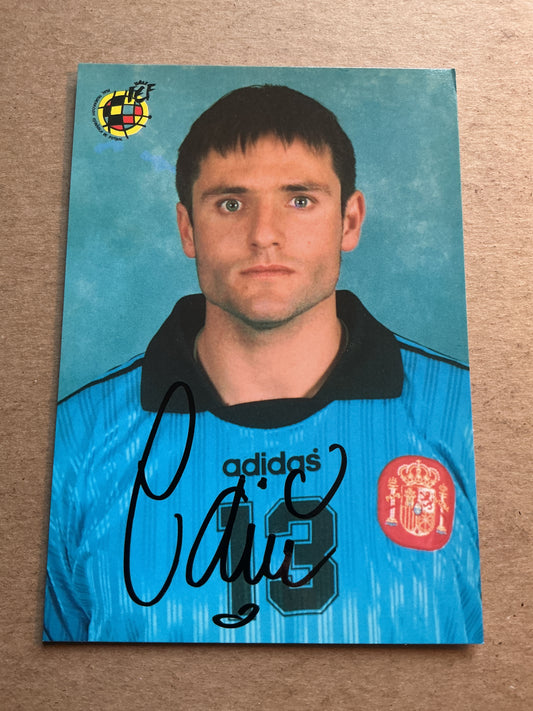 Santiago Cañizares, Spain 🇪🇸 FIFA World Cup 1998 hand signed