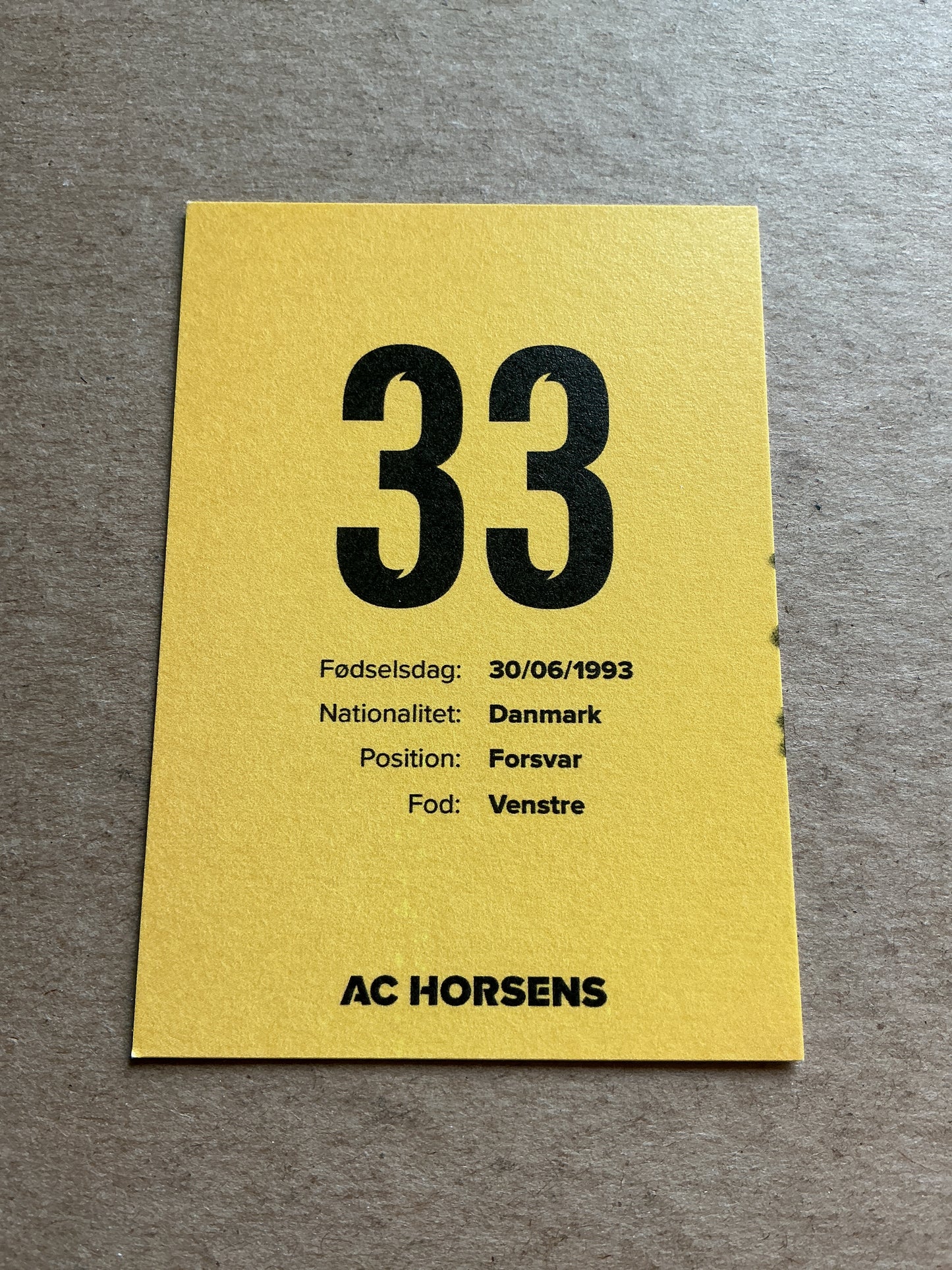 Alexander Ludwig, Denmark 🇩🇰 AC Horsens 2022/23 hand signed