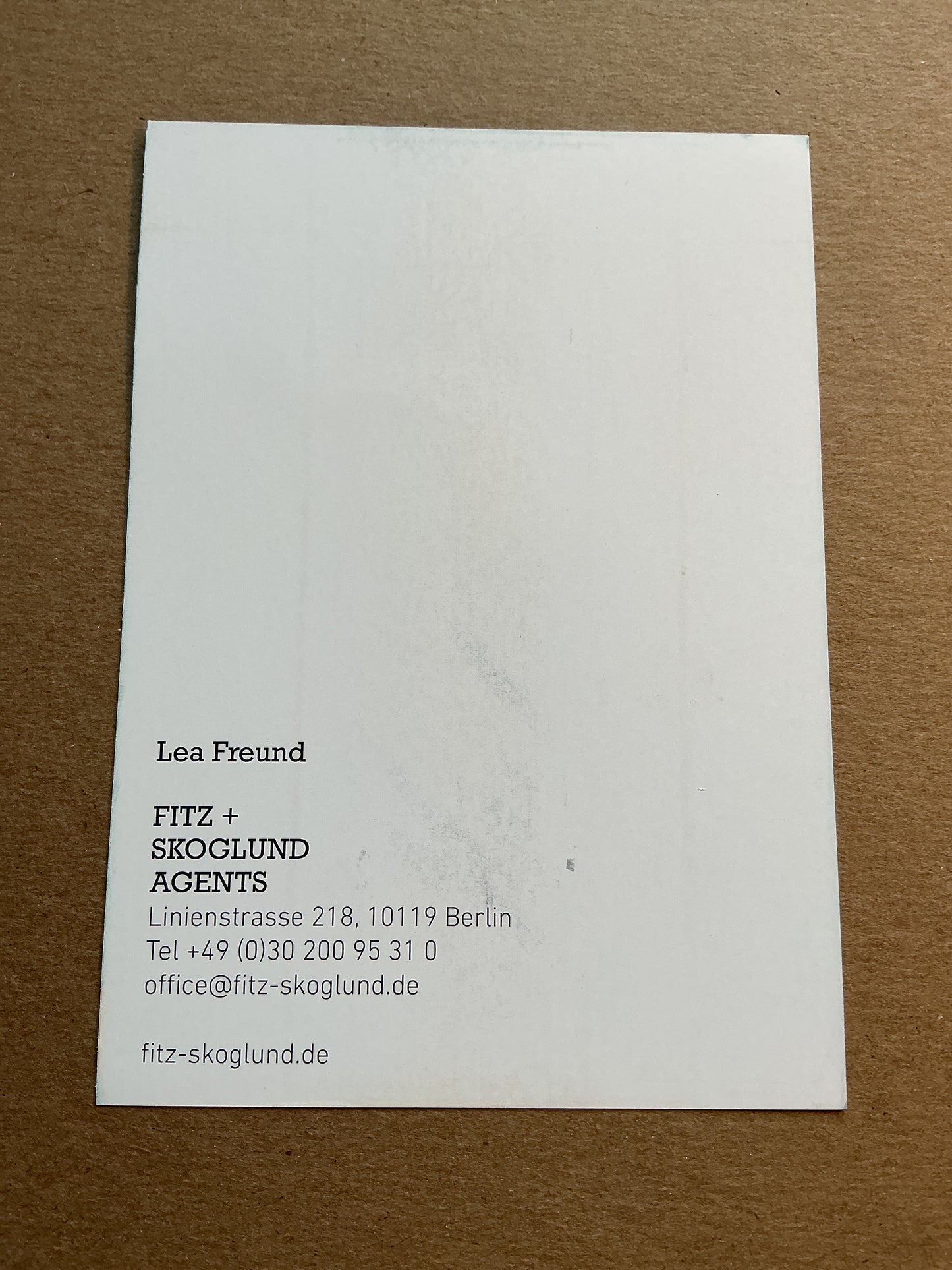 Lea Freund, Germany 🇩🇪 Actress 2024 hand signed
