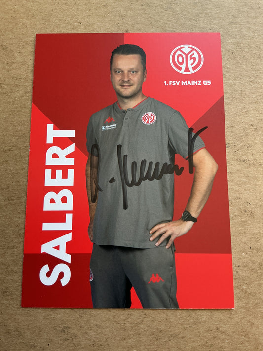 Darius Salbert, Germany 🇩🇪 FSV Mainz 05 2020/21 hand signed