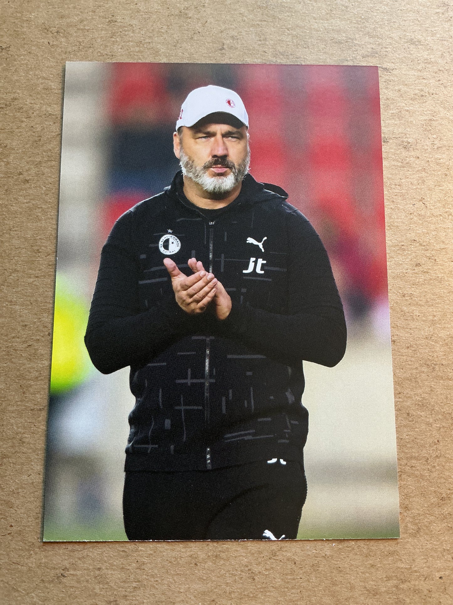 Jindřich Trpišovský, Czech Republic 🇨🇿 SK Slavia Prague 2020/21 hand signed